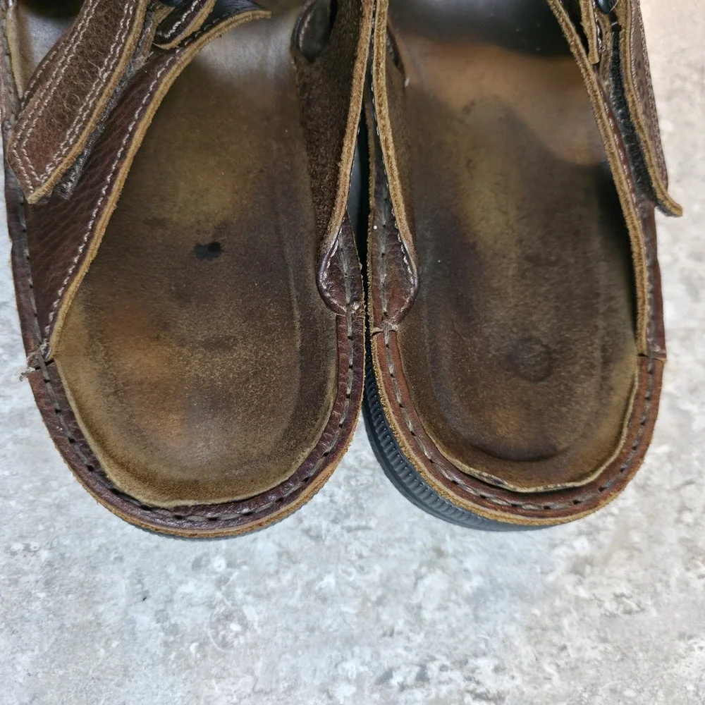 Naot Soft Brown Leather Sandal Strappy Men's Sizes EU 43 / US 9.5 - 10